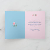 誕生日スペシャルザモンレトロコーヒーポット/フラワーズ カード (内部)