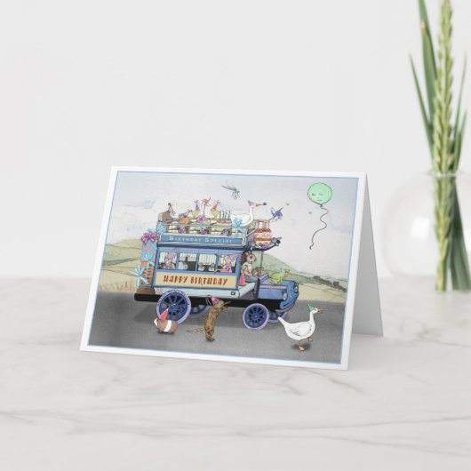 「誕生日スペシャル」ハッピーバースデーカード カード (正面)