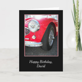 誕生日スポーツの車の名前 カード