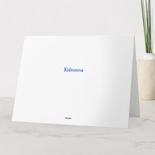 **誕生日スマイルがマイルス**カードを横切る カード (裏面)