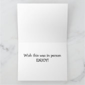 **誕生日スマイルがマイルス**カードを横切る カード (内部)