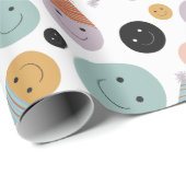 誕生日スマイル白 ラッピングペーパー (ロールコーナー)