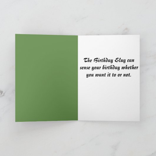 誕生日スラグ！ カード (内部)
