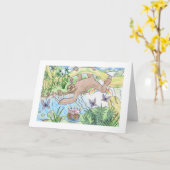 誕生日スロット カード (黄色い花)