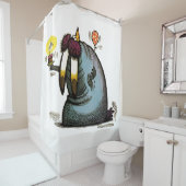 誕生日スーツウォラス シャワーカーテン (インサイチュ)