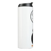 誕生日スーツ話すペンギンパーソナライズされた タンブラー (回転左)