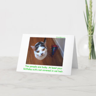 誕生日スーツ カード