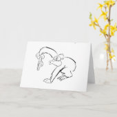 誕生日スーツ カード (黄色い花)