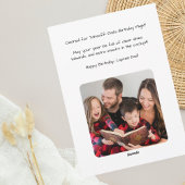 誕生日セスナ飛行機レイクフォトウォーターカラー シーズンカード