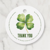 誕生日セントパトリックの日ありがとう フェイバータグ (正面)