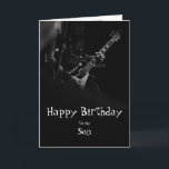誕生日ソンおもしろいユーロックミュージックカード カード<br><div class="desc">誕生日のミュージシャンのYou Rockのおもしろい</div>