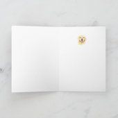 誕生日ソンインローゴールデントリーバードッグ カード (内部)