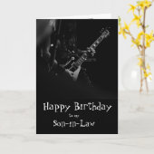 誕生日ソンインローミュージシャンおもしろいYou Rock Music カード (黄色い花)