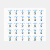 誕生日ゾウントラベル ラベル (シート)