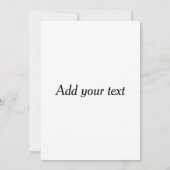 誕生日ゾウ（ケーキと風船） 招待状 (裏面)