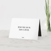 誕生日タイポグラフィおもしろいの完成度 カード (裏面)