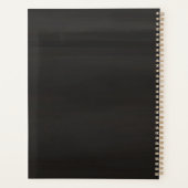 誕生日タイポグラフィおもしろいの完成度 プランナー手帳 (裏面)