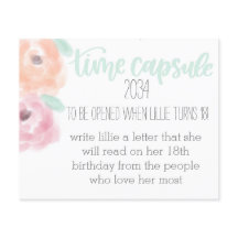 誕生日タイムカプセルカード