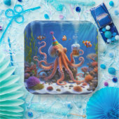 誕生日タコとビール ペーパープレート (パーティー)