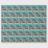 誕生日タコとビール ラッピングペーパー (フラット)