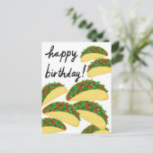 誕生日タコアバランシェおいしい ポストカード (スタンド正面)