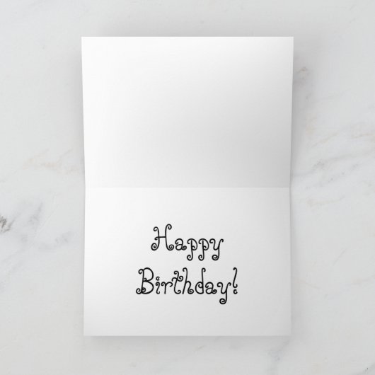 誕生日タコ カード (内部)