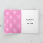 誕生日タビーキャットカード カード (内部)