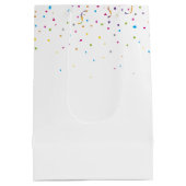 誕生日タビーキャット紙吹雪 ミディアムペーパーバッグ (裏面)