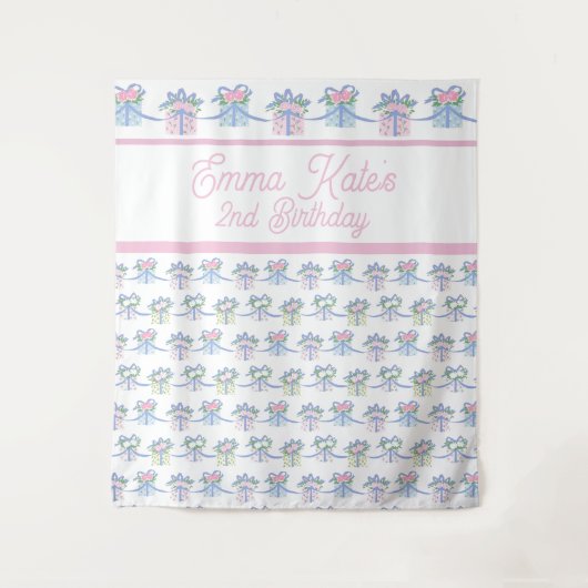 誕生日タペストリー背景 – ギフトテーマ タペストリー (正面)