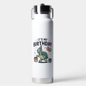 誕生日タートルパーティーベクターデザイン_1 ウォーターボトル (正面)