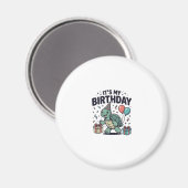 誕生日タートルパーティーベクターデザイン_1 マグネット (正面/裏面)