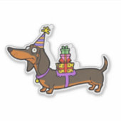 誕生日ダシュントとギフト シール (正面)