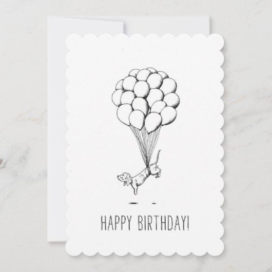 誕生日ダシュント カード (正面)