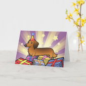 誕生日ダシュント カード (黄色い花)