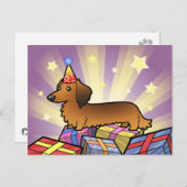 誕生日ダシュント ポストカード (正面/裏面)