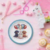 誕生日ダシュンドドッグス ペーパープレート (パーティー)