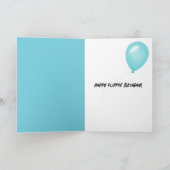 誕生日ダックとフリッパー カード (内部)