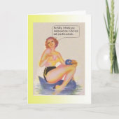 誕生日ダック カード (正面)