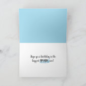 誕生日ダック（サングラス入り） カード (内部)