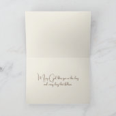 誕生日ダックin霧の池 カード (内部)