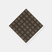 誕生日ダークチョコレートキャンディバー スタンダードカクテルナプキン (角)