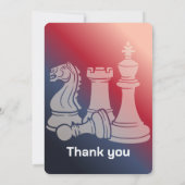 誕生日チェスパーティの招待状カスタマイズ画像 招待状 (裏面)