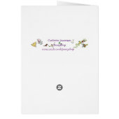 誕生日チキンカラフルファームヘンイラストレーション (裏面)