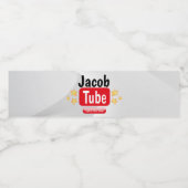 誕生日チューブのウォーターボトルラベル ペットボトルラベル (シングルラベル)