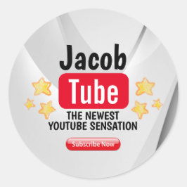 誕生日チューブパーティーシール ラウンドシール