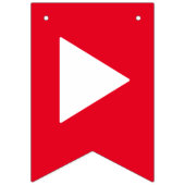 誕生日チューブパーティーバンティングバナー バンティングフラッグ (第1の旗)