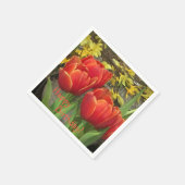誕生日チューリップ スタンダードカクテルナプキン (角)