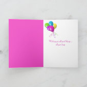 誕生日チューリップforナナ カード (内部)