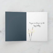 誕生日チョコカップケーキ カード (内部)