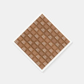 誕生日チョコレートキャンディバー スタンダードカクテルナプキン (角)